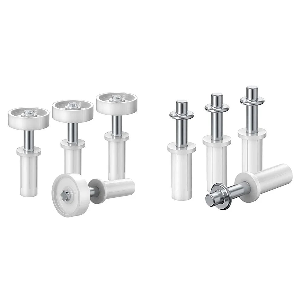 4pcsd Bifold Door Top Guide Wheel Kit Cabinet Door Repair Plastic Bifold Door Top Pivot Hinge For Closets Pantries Laundry Rooms