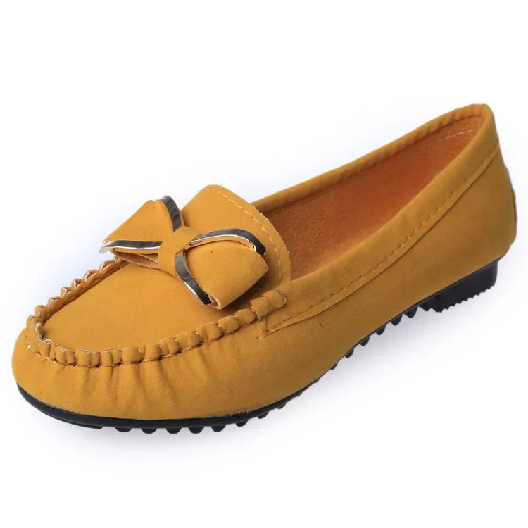 Women's Flat Shoes Fashion Casual Lofers 2025  Ladies Elegant Butterfly-Knot Comfortable Shoes Women Soft Classic Office Shoes