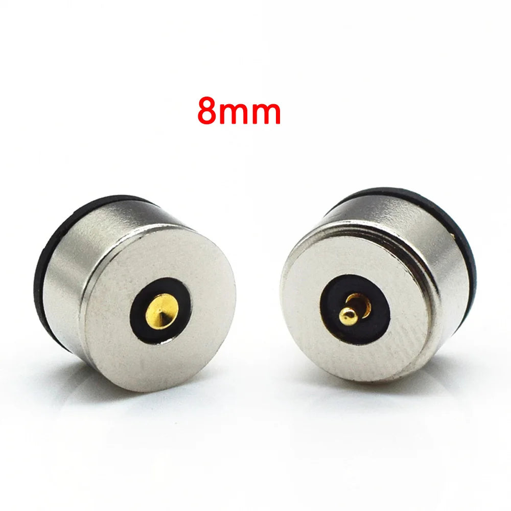 1Pair 2/3/4/5/6Pin waterproof high current magnet suction spring pogo pin male female probe DC power charging magnetic connector