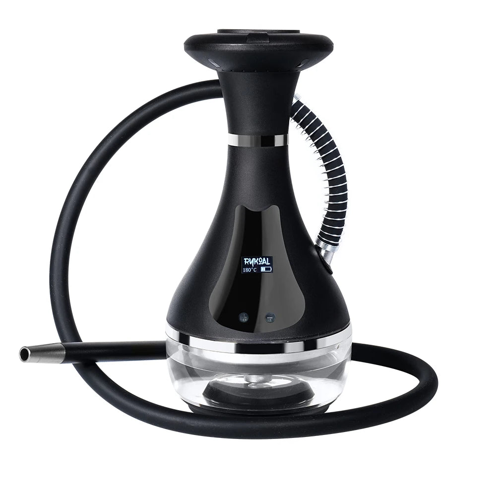 2025 Luxury Electric Portable Stainless Acrylic Hookah Electric Shisha Hookah Set High Quality Shisha with LED Display