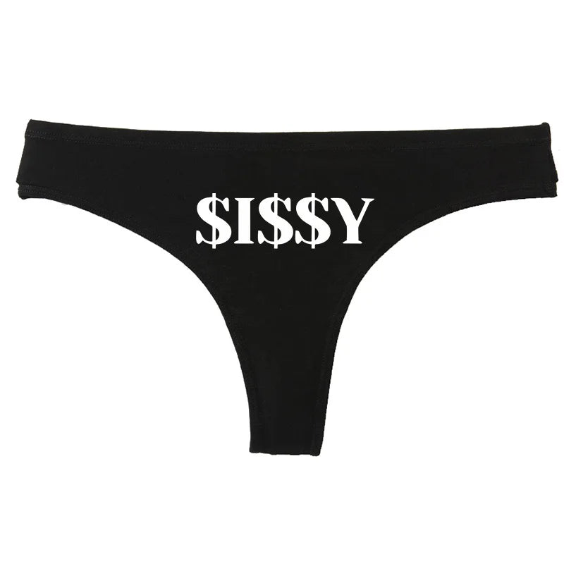 Multicolor Cotton Thongs Low Waist Underwear Thong Sexy Thongs For Women Funny Gifts Couple Gifts Thong Panties Ladies Underwear