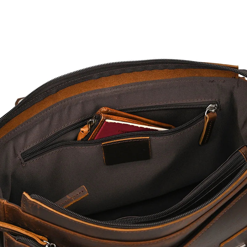 Genuine Leather Man Shoulder Bags Cow Skin Mens Casual Crossbody Bag Messenger Bag cross shoulder bag men leather