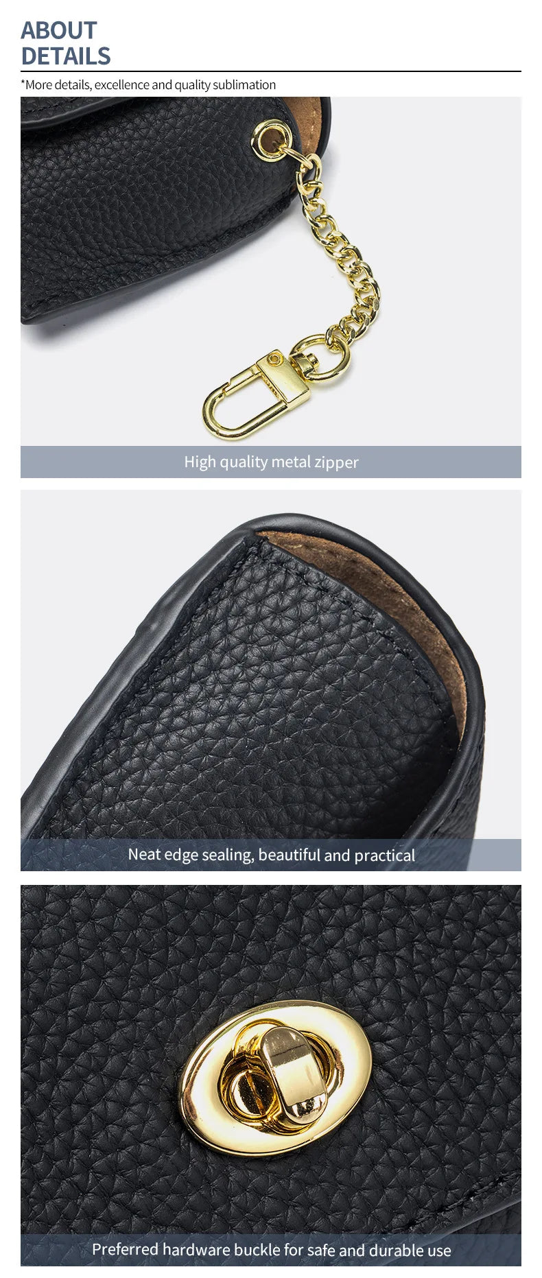 Genuine Leather Eye Glasses Case Vintage Handmade Soft  Eyewear Accessories Sunglasses Cases Luxury Spectacles Box Bag Pendant