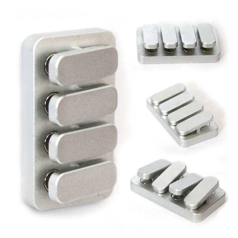 Piano Key Fidget Slider – Tactile Metal Clicker for Autism & ADHD | Office Desk Stress Relief Toy & EDC Anxiety Aid for Adults﻿