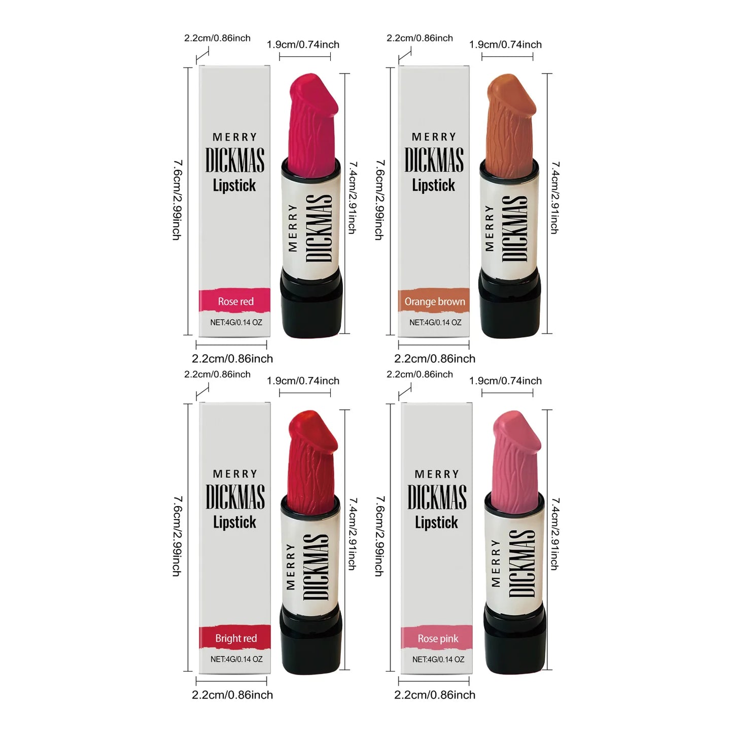 Multi-Color Lipstick Fashion Makeup Lasting Waterproof Enhance Lips Shine Natural Pigmented Matte Texture Lightweight Lip Gloss