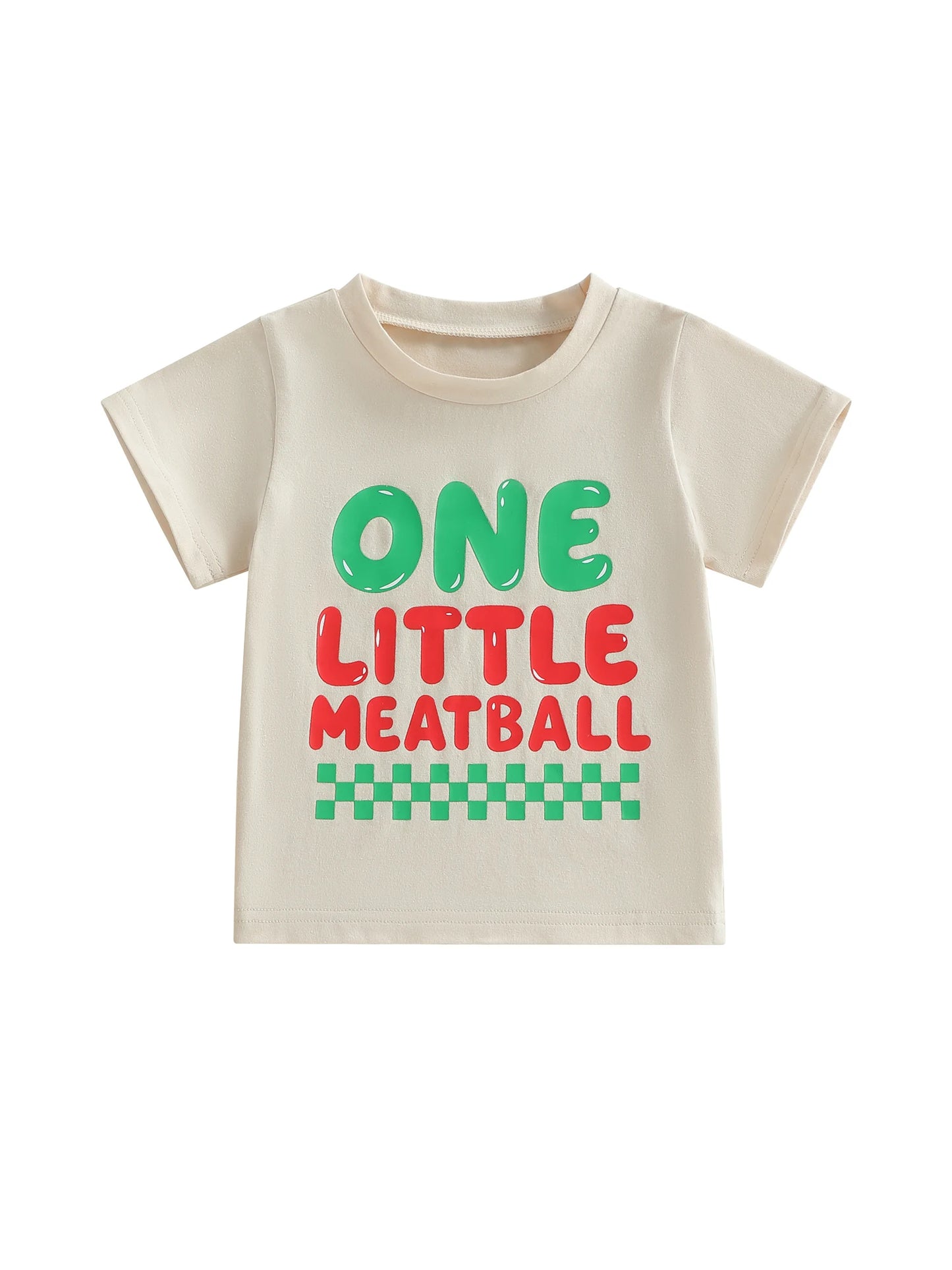Baby Boys Birthday Shirts Fashion Short Sleeve Round Neck Checkered Letter Print Tops Toddler T-Shirts