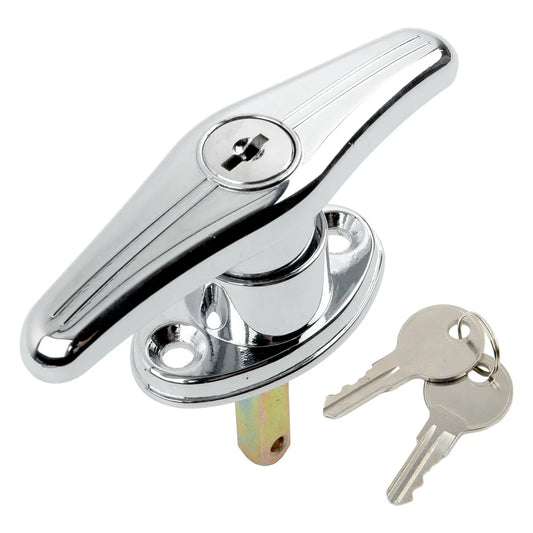 Garage Door Lock T Handle Rear Fix Keyed To Differ Caravan Garage Shed Campervan Garage Door Opener T Lock Handle