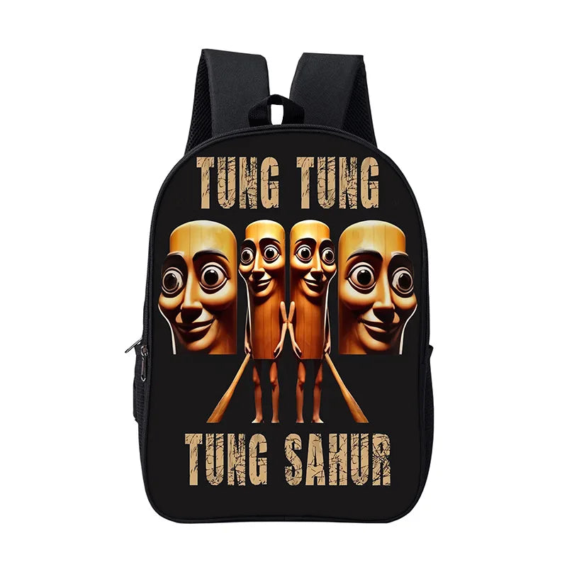 Cartoon Anime Game School Bag for Boy Girls Durable and Softback for Books Bag Italian Brainrot Children Backpack