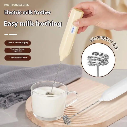 1 Pc Electric Milk Frother Handheld Egg Beater Foamer Coffee Maker Blender Mixer Mini Portable Blender Kitchen Tool
