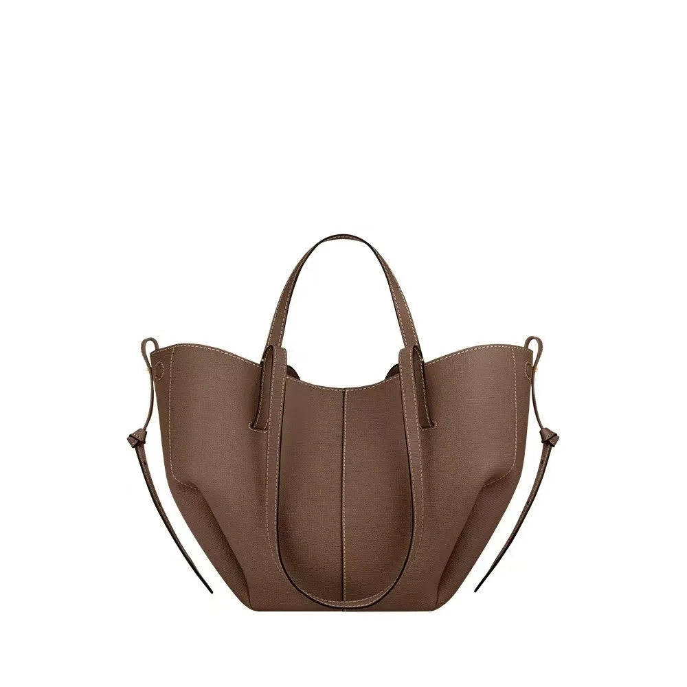 Ladies' fashionable large capacity wing shaped single shoulder handbag, suitable for commuting and shopping