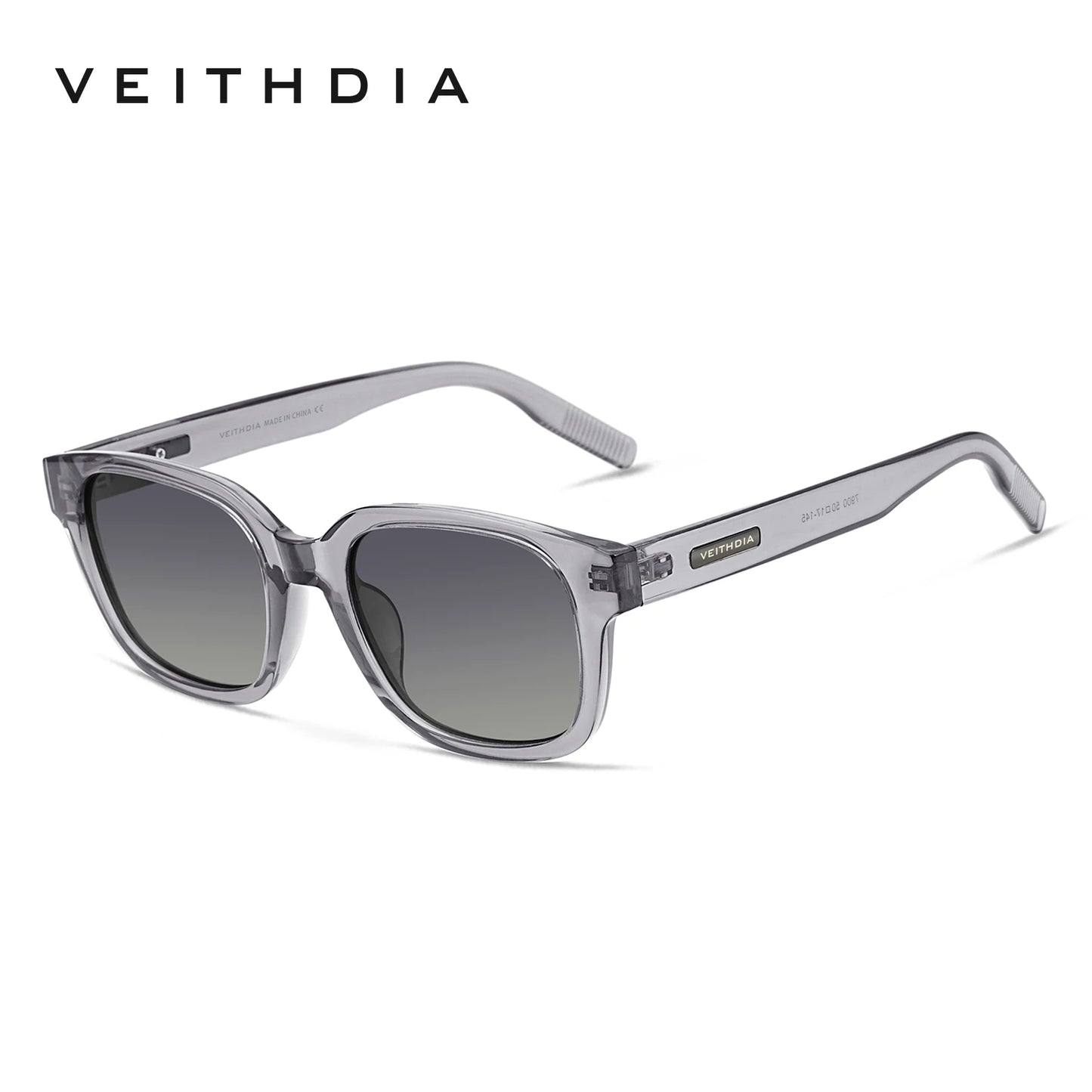 VEITHDIA Polarized Fashion Classic Sunglasses Photochromic Gradient UV400 Protection Outdoor Sun Glasses for Men And Women 7900