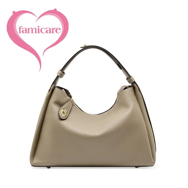 Women's Bags 2025 Genuine Leather Large Capacity Office Commuting Designer Inspired Tote Shoulder Bag Luxury Handbags for Women