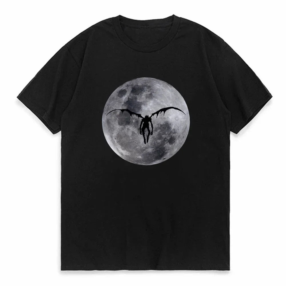 Men Kawaii Cartoon Summer Tops Misa Amane Graphic Tees Japanese Anime T-shirt Death Note T Shirt  Harajuku Unisex Pop Y2k Tshirt