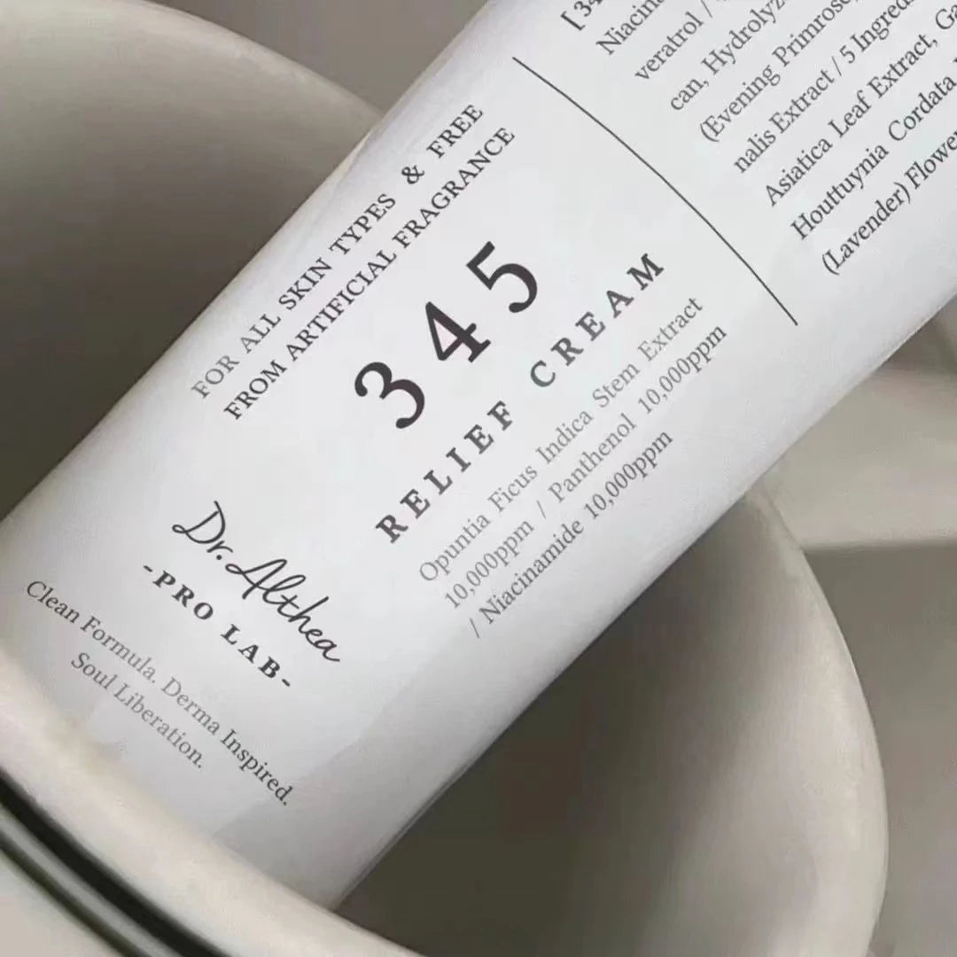 Korean Skin Care DR.345 Face Cream Hydrating Rejuvenating Skin Moisturize Cream Face Care Beauty Glow Recipe Anti Wrinkle Cream