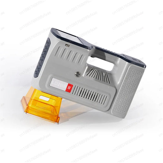 All-in-one portable mini outdoor handheld fiber laser marking machine for metal, hard plastic, rubber tire lettering