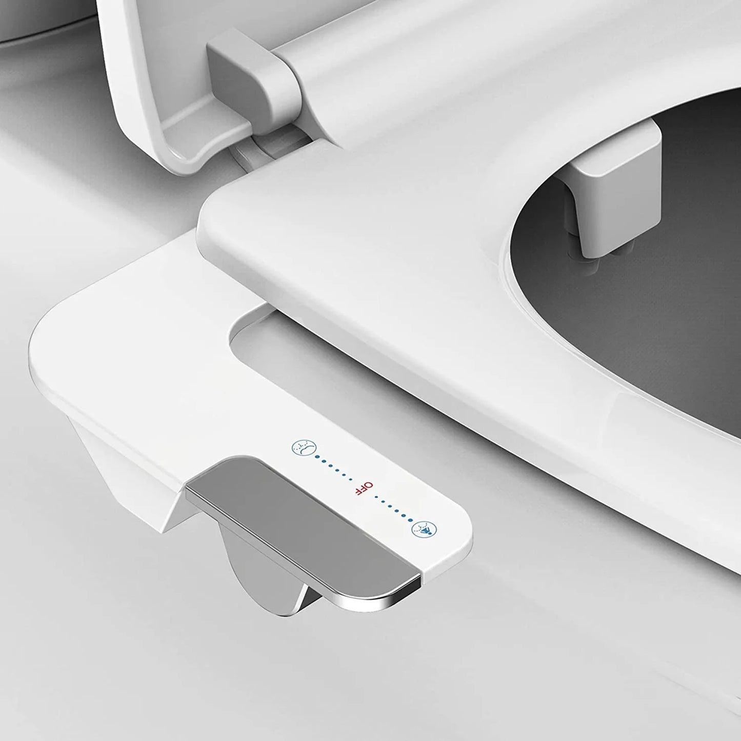 Bidet Attachment for Toilet Bidet Toilet Seat Attachment with Water Pressure Control and Self-Cleaning Dual Nozzles
