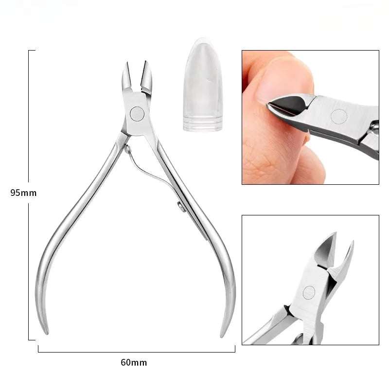 Small Cuticle Nail Nipper Clipper Professional Nail Art Manicure Pedicure Care Trim Plier Cutter Beauty Scissors Tools