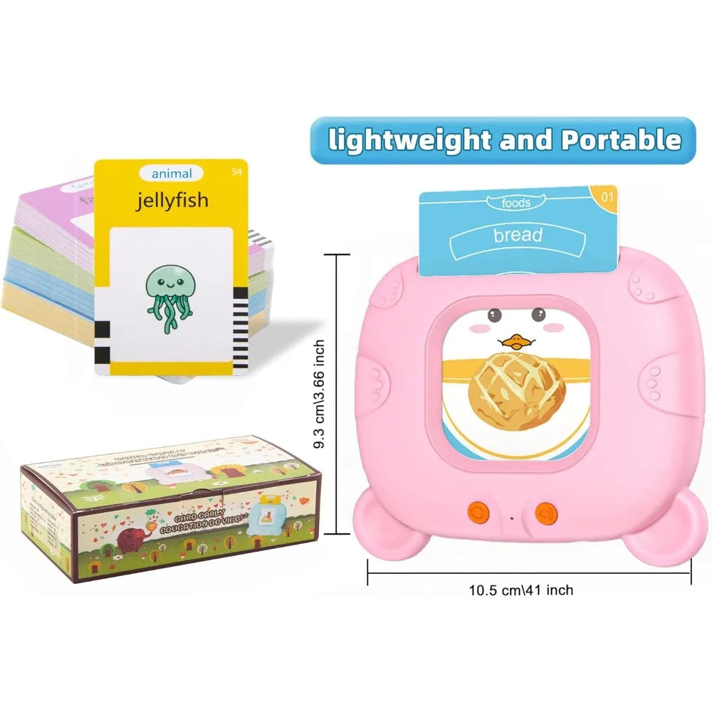 Toddler Toys for Boys Girls Autism Sensory Toys Learning Montessori Toys Speech Therapy Toys 224 Sight Words Talking Flash Cards