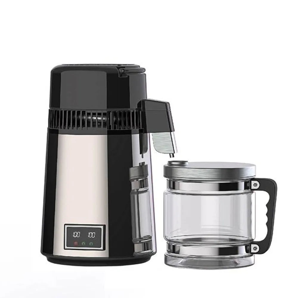 4L Water Distiller Purifier Filter For Three screen touch Display Stainless Steel Cooler Office Home Use Prevent Burning Dry