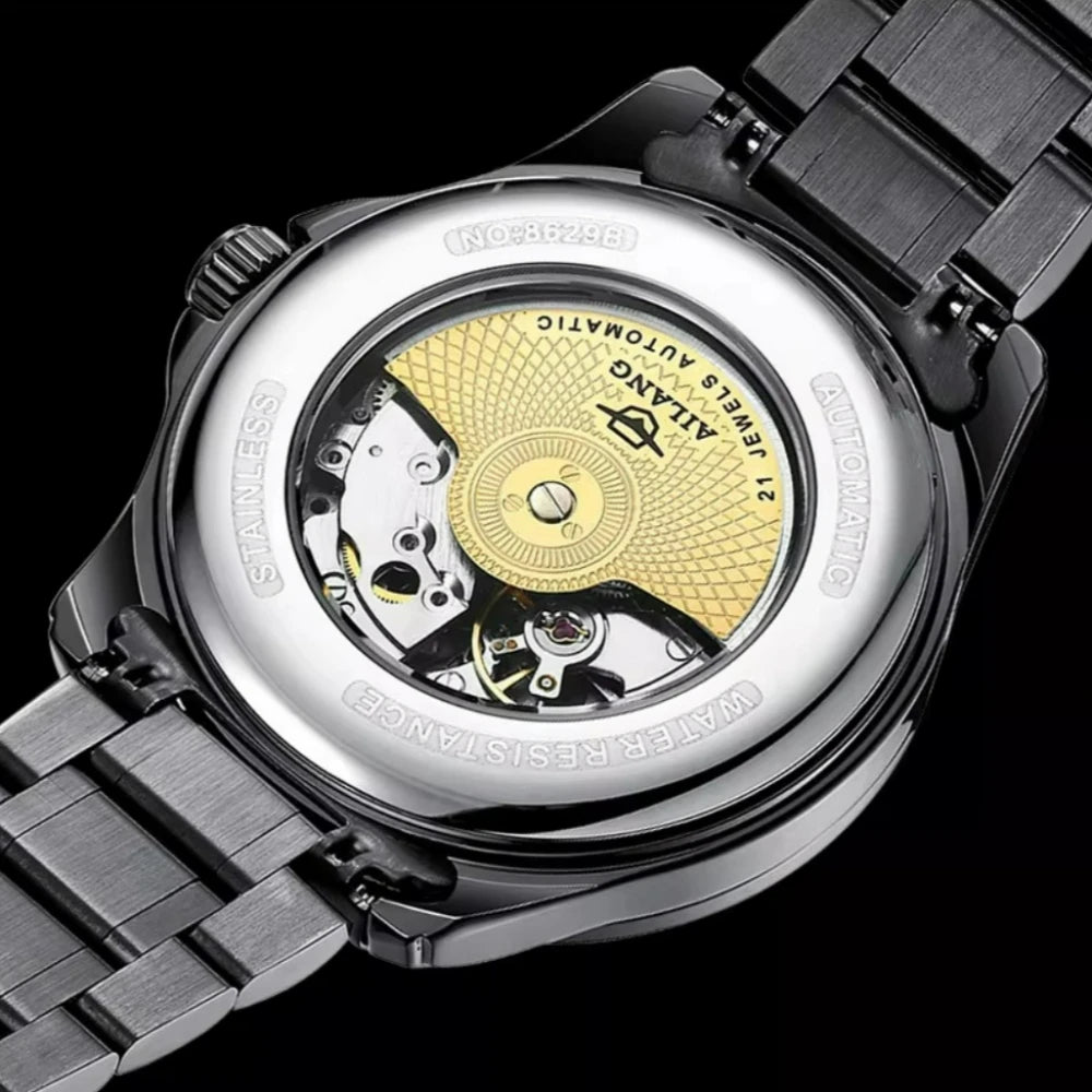 AILANG Men's Automatic Mechanical Watch Luxury Sports Waterproof Multi-Functional Wristwatch with Calendar Fashionable Brand