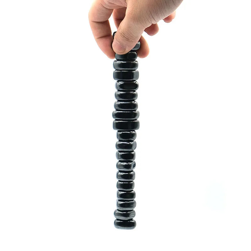 Black Irregular Lodestone Magnet Multi Functional Energy Block Relieve Stress Entertainment Magnetic Therapy DIY Fridge Magnet