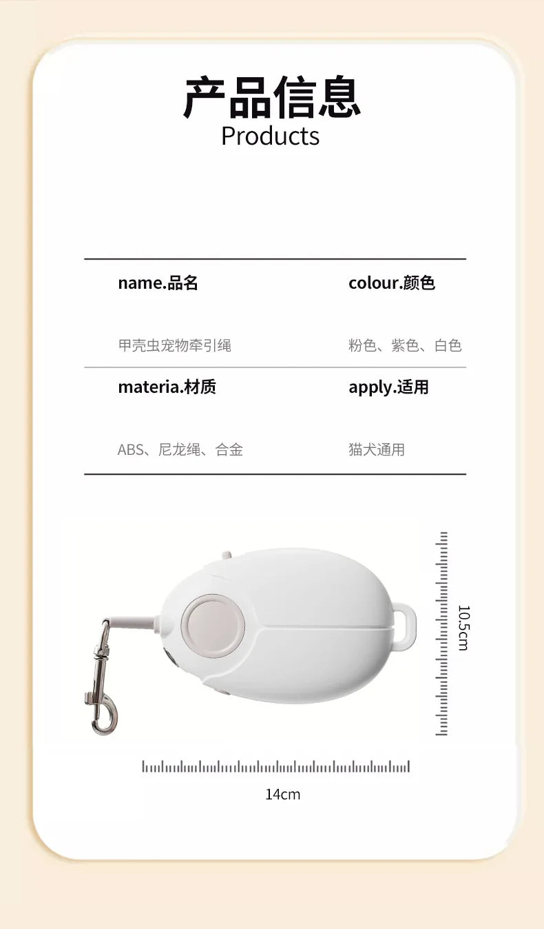 Pet Leash, Luminous Automatic Retractable Pet Supplies Leash