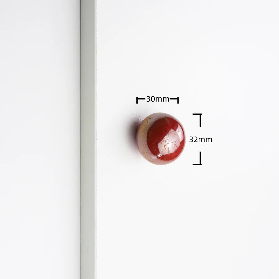 Ceramic Furniture Handles Pearlescent Cabinet Knob Kitchen Drawer Furniture Knobs Handle Hardware Children's Wardrobe Handles