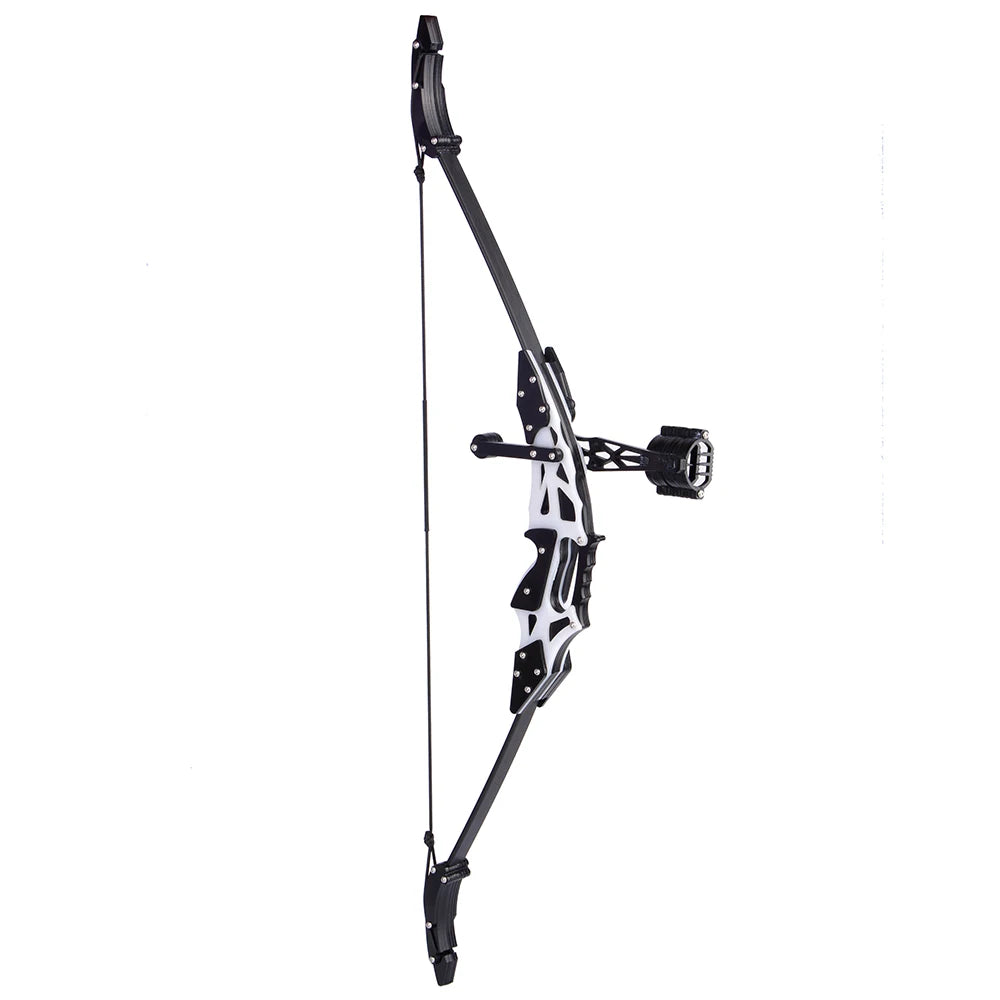 18Lbs Archery Mini Recurve Bow 19" Short Shooting Bow with Wooden Arrows for Youth Teen Children Outdoor Targeting Practice Game