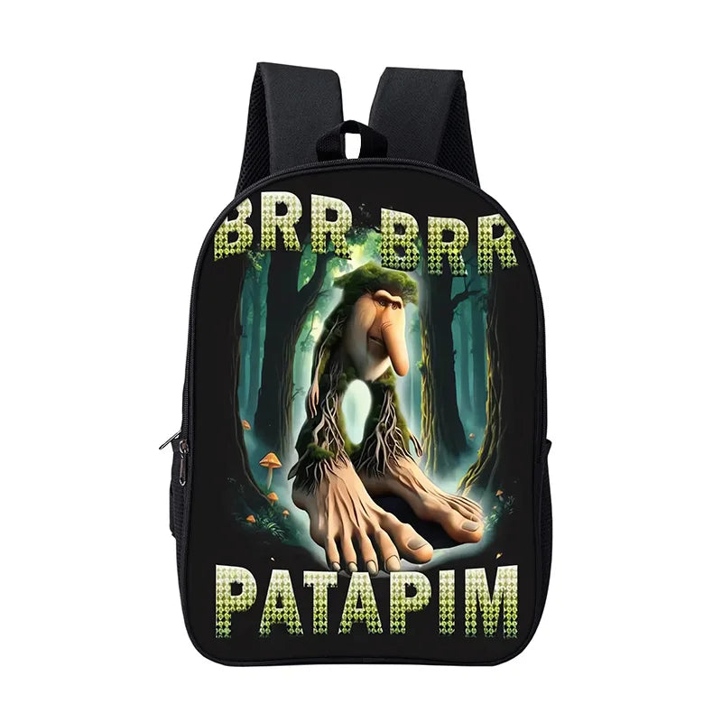 Cartoon Anime Game School Bag for Boy Girls Durable and Softback for Books Bag Italian Brainrot Children Backpack