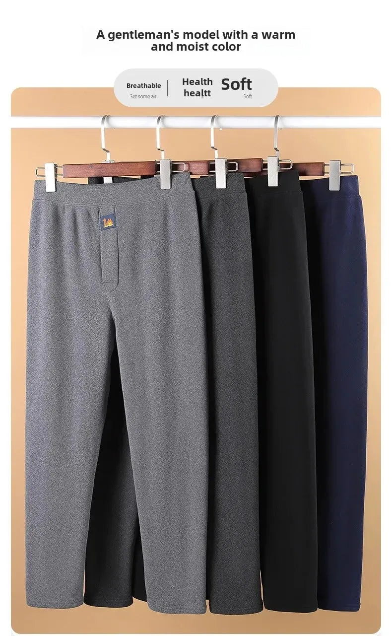 Thermal Underwear Men's Winter Clothes Fleece Keep Warm Pants Soft comfortable Underpants Sleepwear Breathable Thermo Leggings