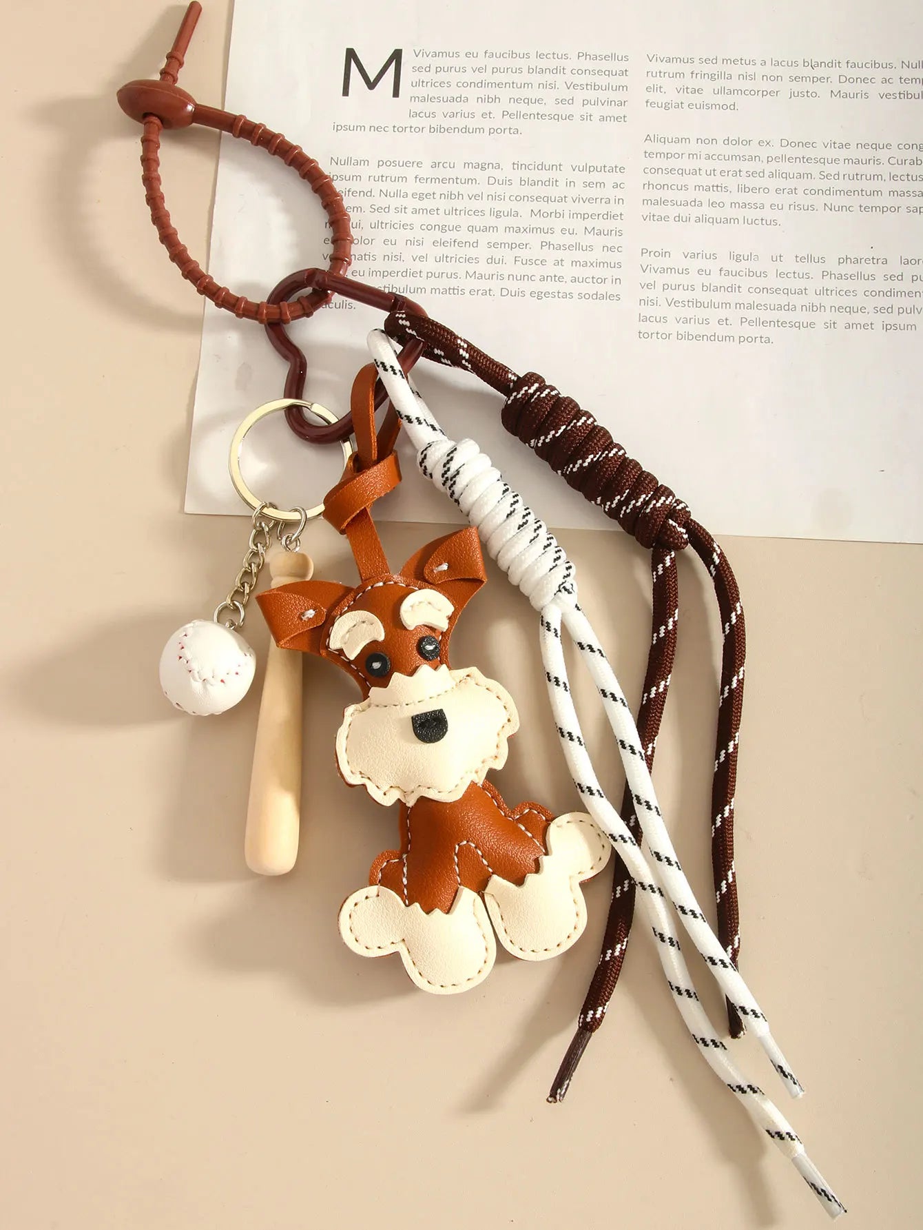 Ladies' Bag  Pendants Cartoon Puppy Cute Versatile Kawaii Sweet Bag Charms Fashionable Versatile High Quality Keychains For Girl
