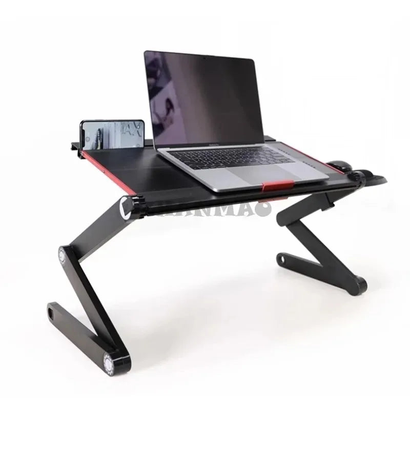 Laptop desk, foldable tablet stand, adjustable and movable