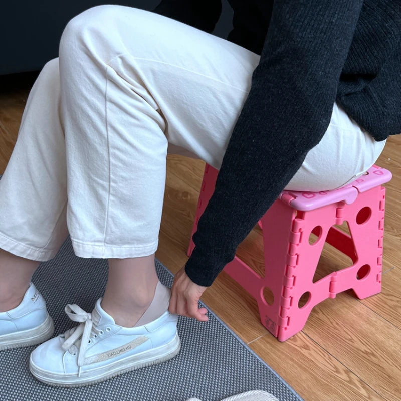 Office Space Saving Furniture Nordic Stool Bedroom Stool Kids Anti Slip Portable Taburete Para Sala De Estar Home Decoration
