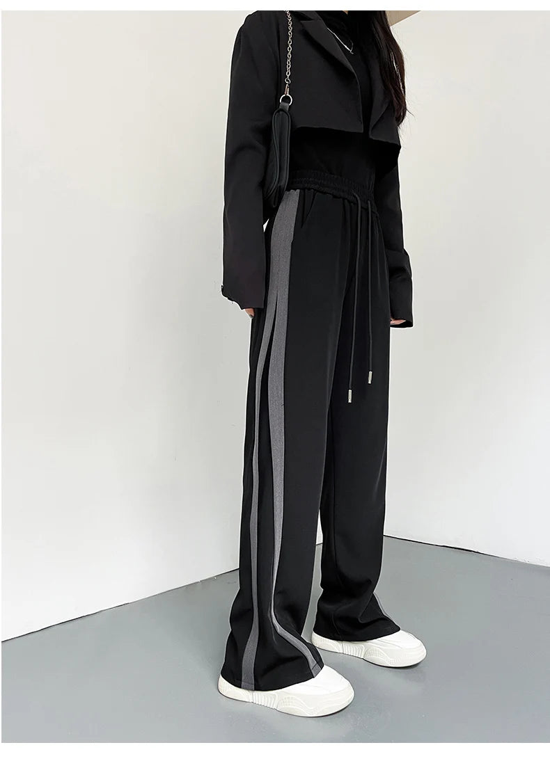 Slimming Straight Leg Pants for Women Spring Summer New Sle plus Size Casual Wide Leg Trousers Loose Comfortable Student Sp...
