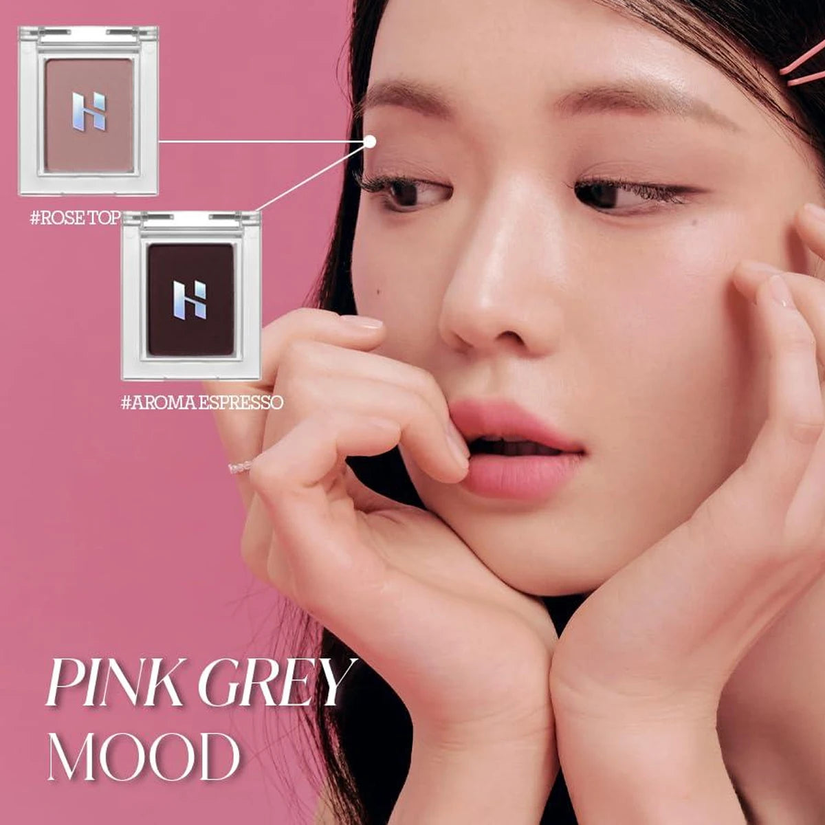 HOLIKA HOLIKA My Favorite Piece Shadow-8 Shades,Highly Pigmented,Long-Lasting&Fade-Resistant,Smoky Party,K-Beauty,Korean Makeup