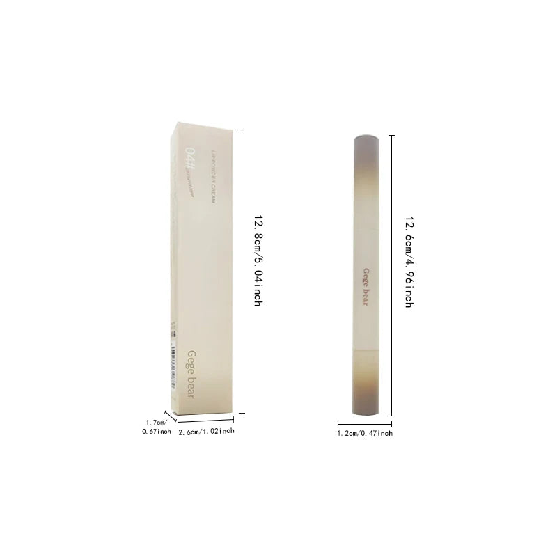 Gege Bear Velvet Matte Lip Powder Cream Long-Lasting Moisturizing Lipstick Autumn-Winter Color Natural-Looking Lip Stain