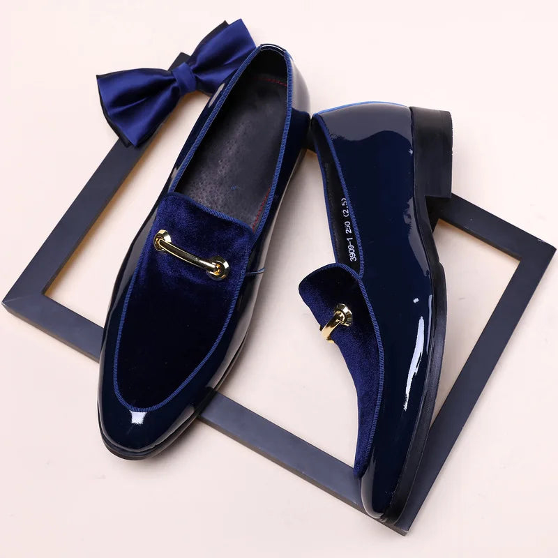 Men's Formal Leather Shoes Patent Leather Luxury Fashion Groom Wedding Shoes Men's Luxury Italian Style Oxford Shoes Ormal Shoes