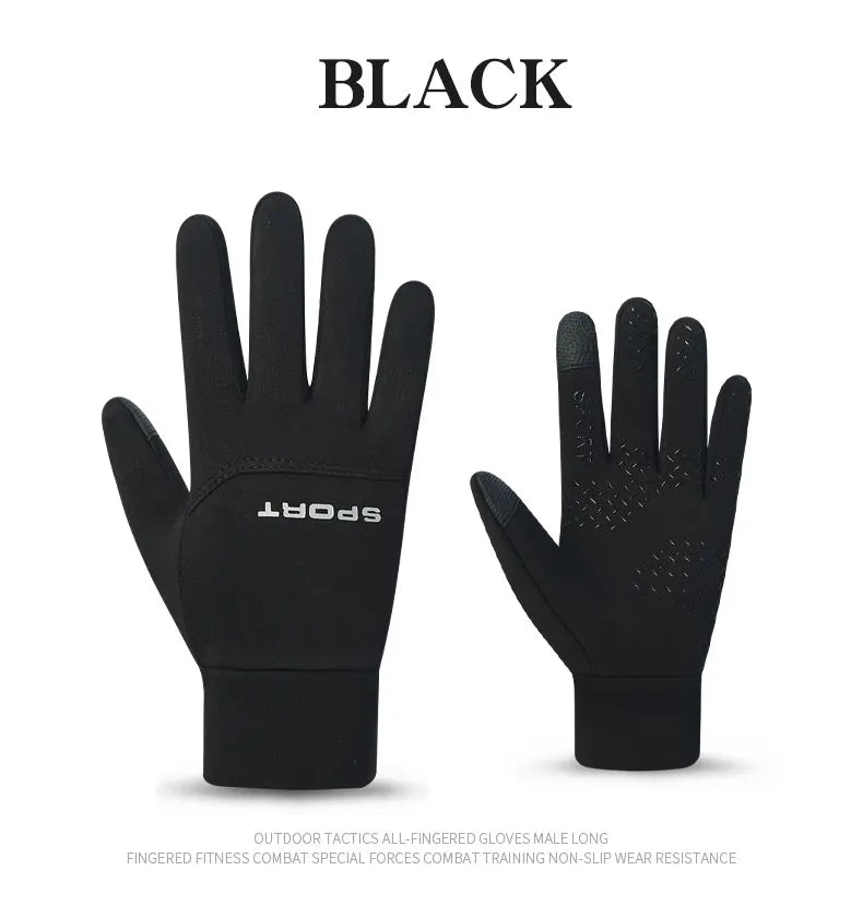 Football Gloves Waterproof Thermal Grip Outfield Cycling Player Bicycle Field Bike Sports Sports Outdoorguantes moto