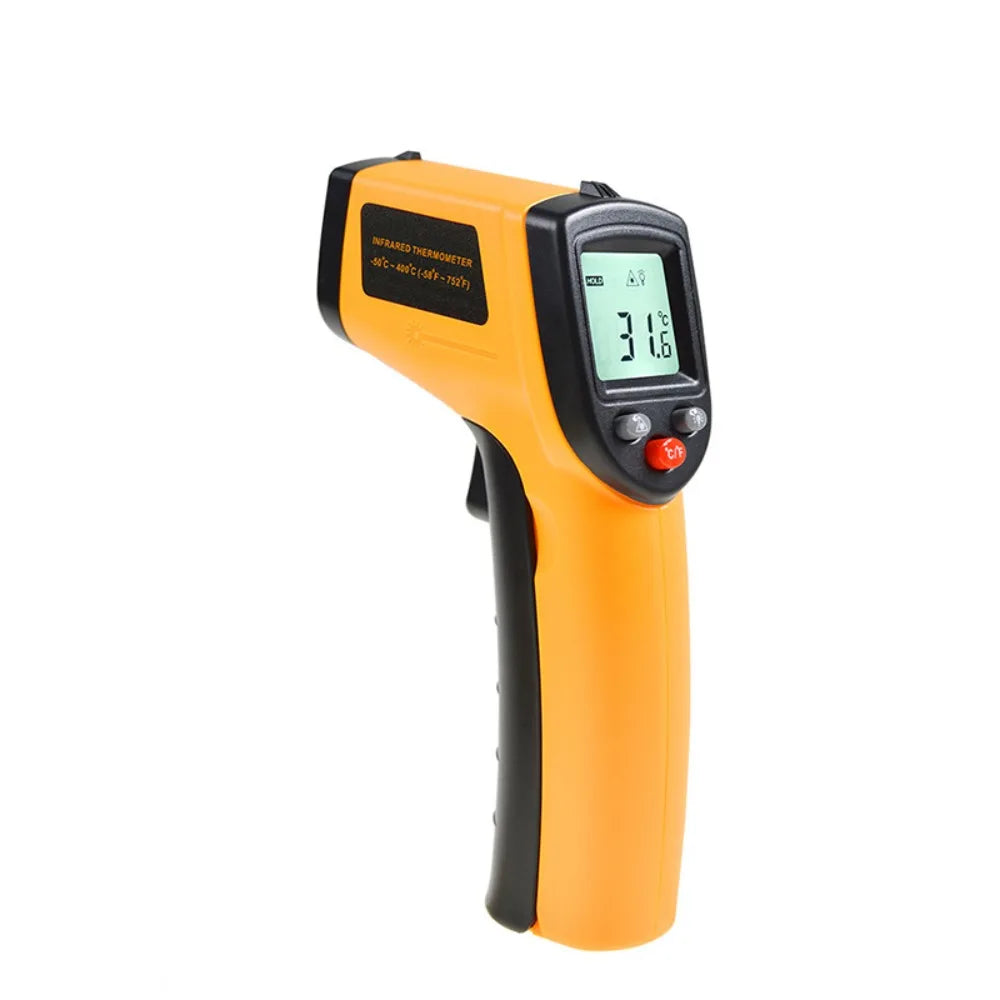 Handheld LCD Infrared Thermometer Laser Positioning Accurate Non-contact Thermometer Convertible Units Professional