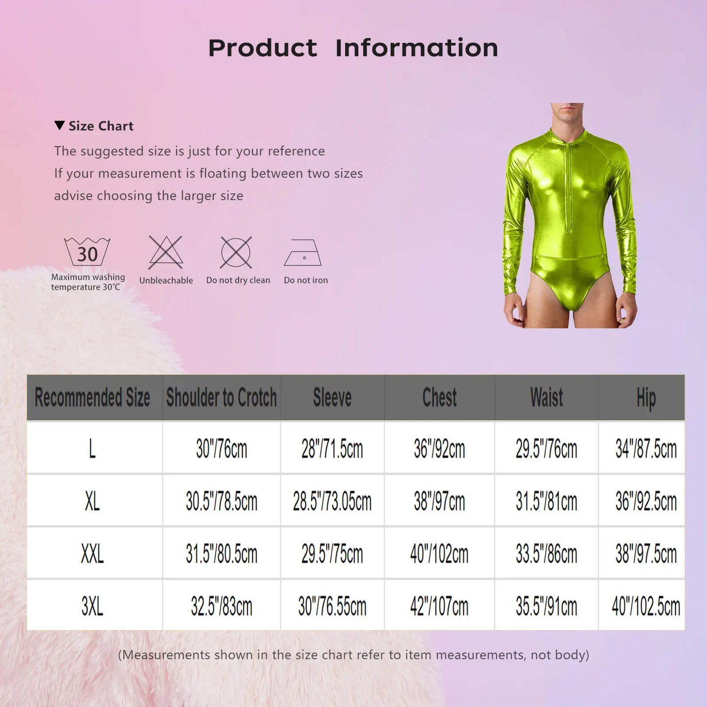 Mens Bathing Suits Swimsuits Metallic Shiny Bodysuit Long Sleeve One-piece for Nightclub Jazz Dance Beach Gymnastics Leotard