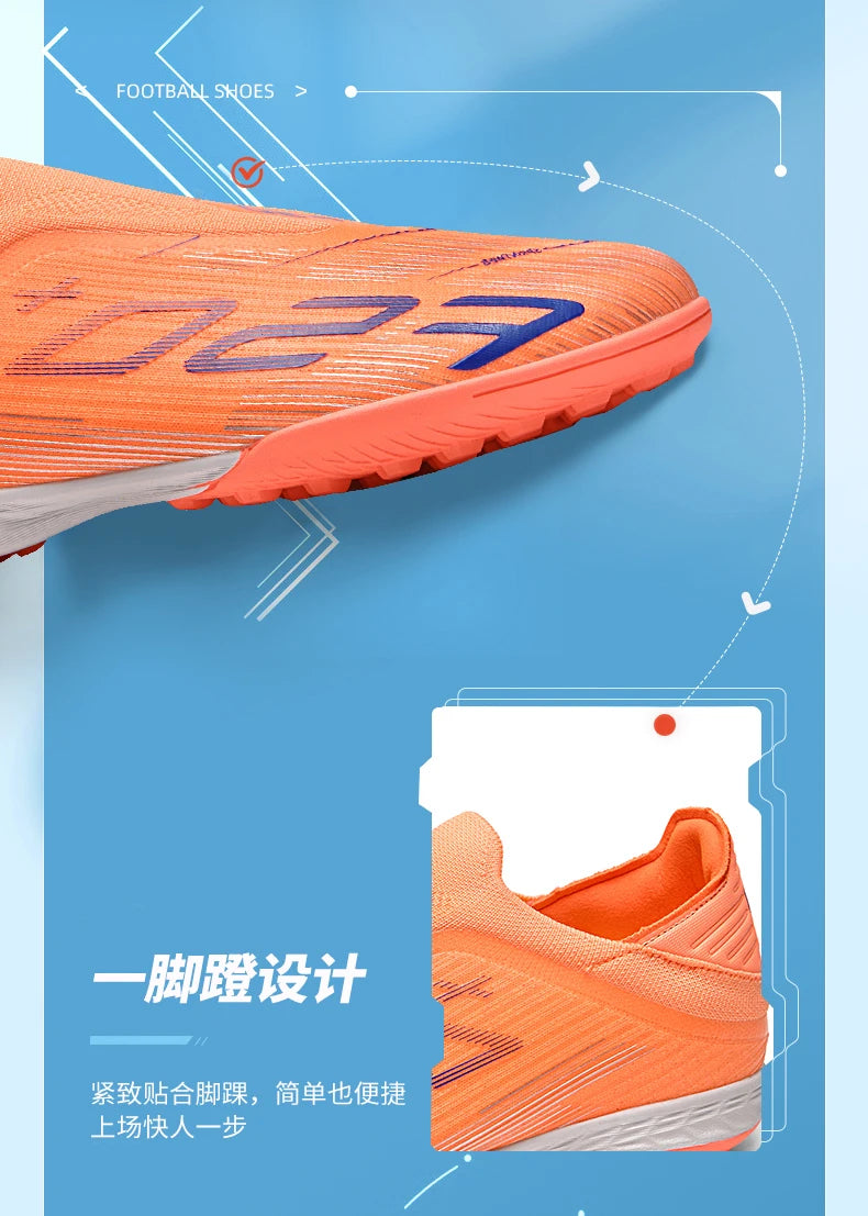 High Quality Mens Football Boots F50 Youth FG/TF Training Studded Fast Soccer Cleats Boys Non Slip Football Shoes for Man 35-45