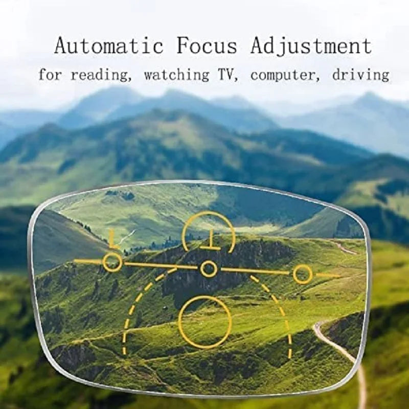 Men's Reading Glasses Smart Glasses With Automatic Adjustment Lens Dimming Glasse Women Anti-blue Light +1.0-+4.0 Reading Mirror