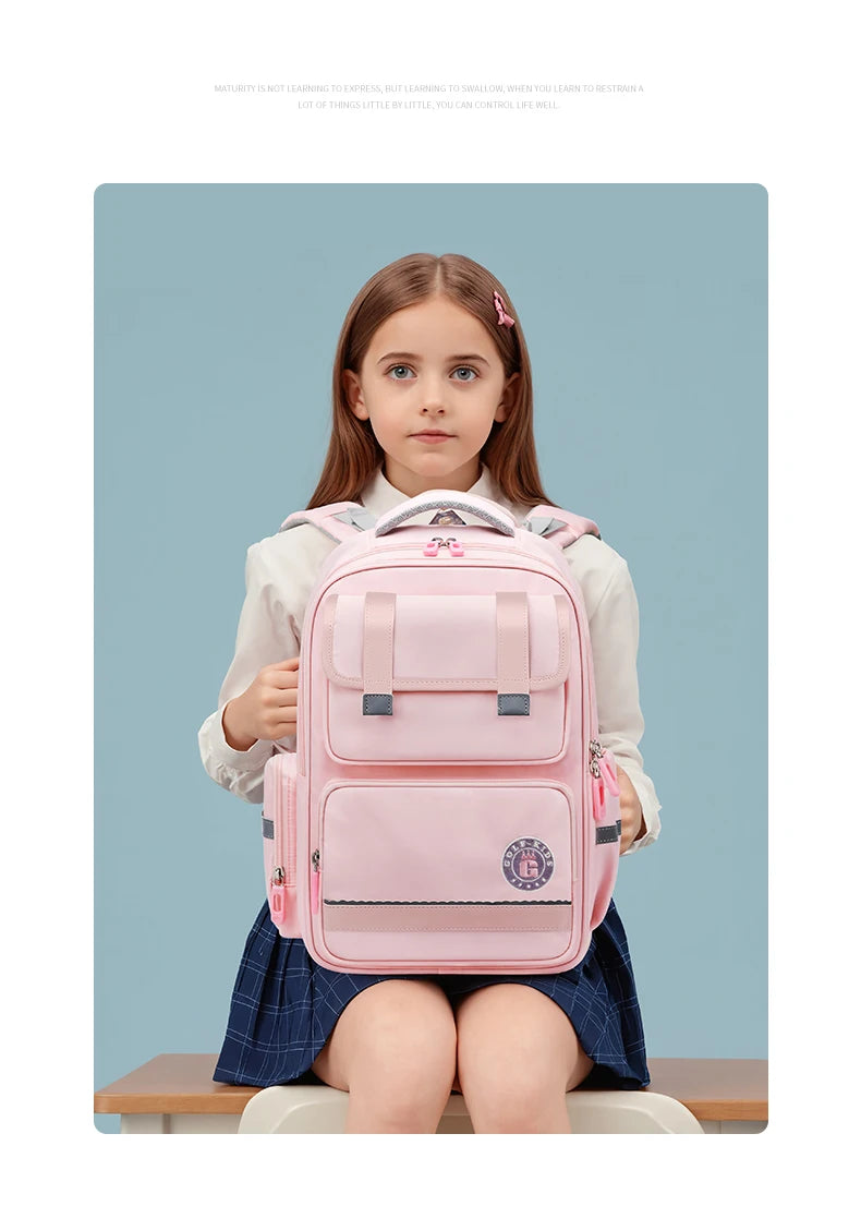 GOLF Primary School Bags for Girls Pink School Backpacks 9 to 10 Years Bookbags Kids Orthopedic Backpack Grade 1 to 4 Boys 2025