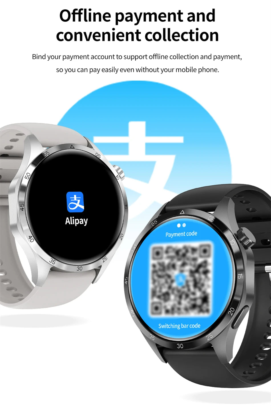 2025 New Men Watch 4 Pro 1.43 inch 360*360 AMOLED HD Screen Bluetooth Call Health Monitoring Men Watch Men For Android IOS clock