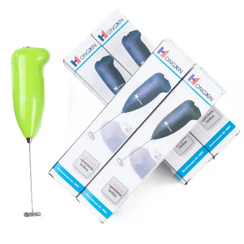 Handheld Electric Milk Frother Portable Blender Mini Coffee Maker Egg Beater Chocolate Cappuccino Whisk Cooking Tool