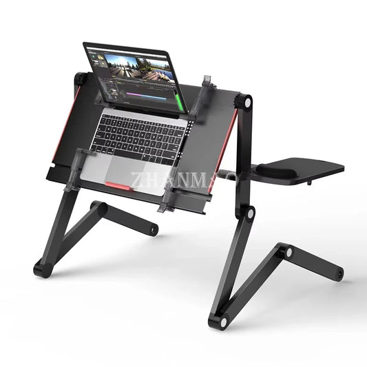 Laptop desk, foldable tablet stand, adjustable and movable