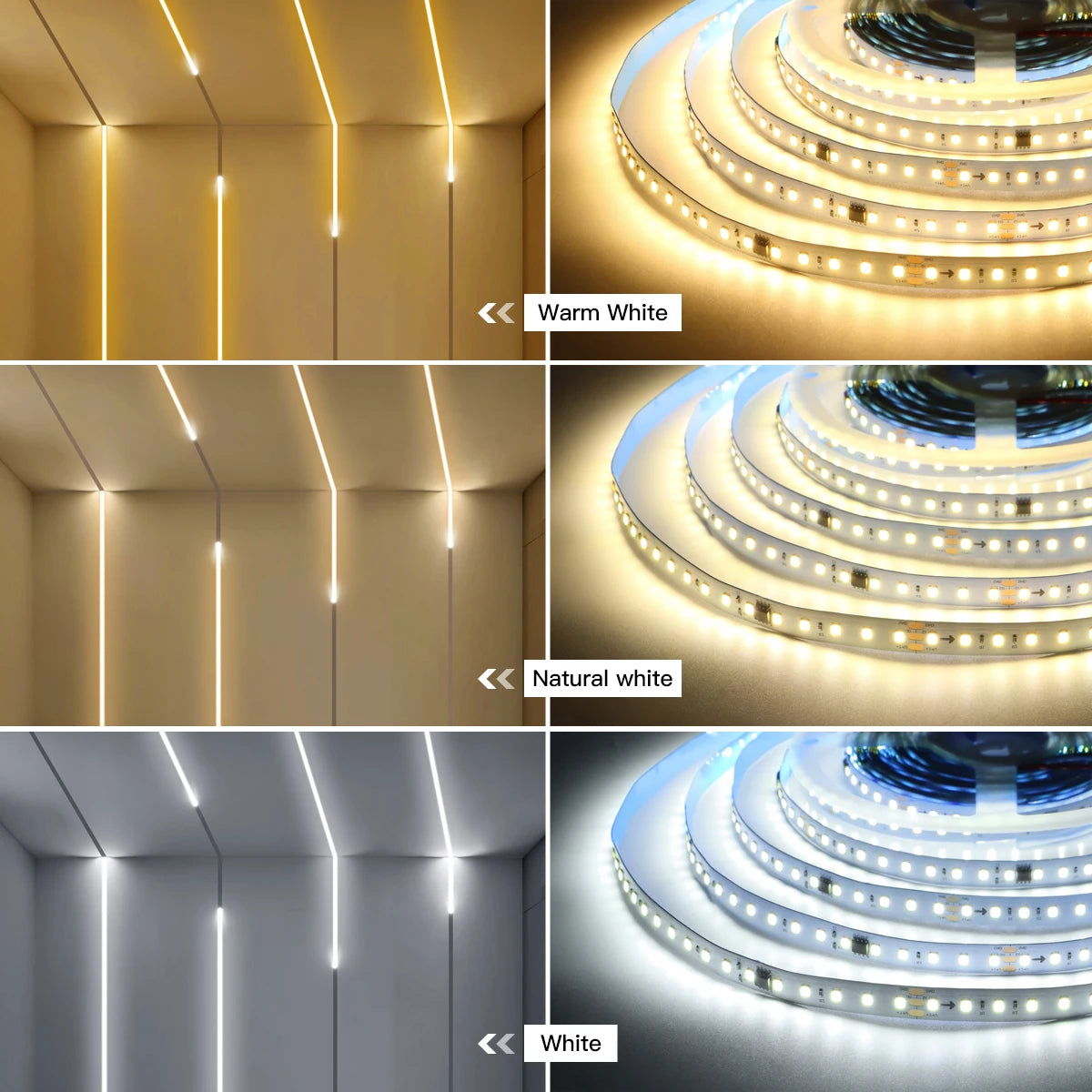 Multiple Rolls LED Strip Ligths Horse Racing Water Fllowing Light Wave Chasing Effect WS2811 Control IC DC24V 5M 10M Decor Lamp