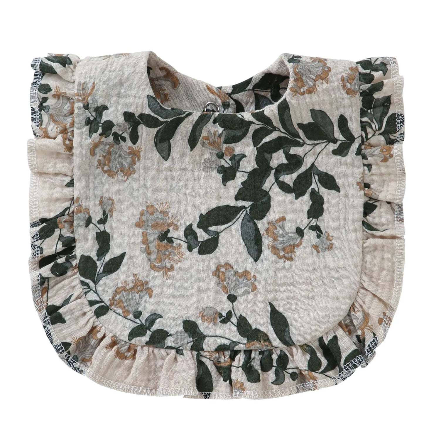 Baby Saliva Towel Muslin Cotton Infant Bibs Kids Feeding Eating Apron Boys Girls Ruffle Towel Toddler Newborn Prints Burp Cloth