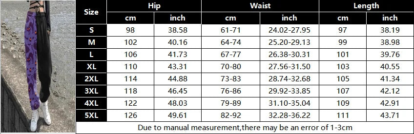 Sweatpants Pants For Women Summer Autumn 3D Print Bottom Pockets High Waist Sporty Gym Athletic Fit Jogger Female Trousers