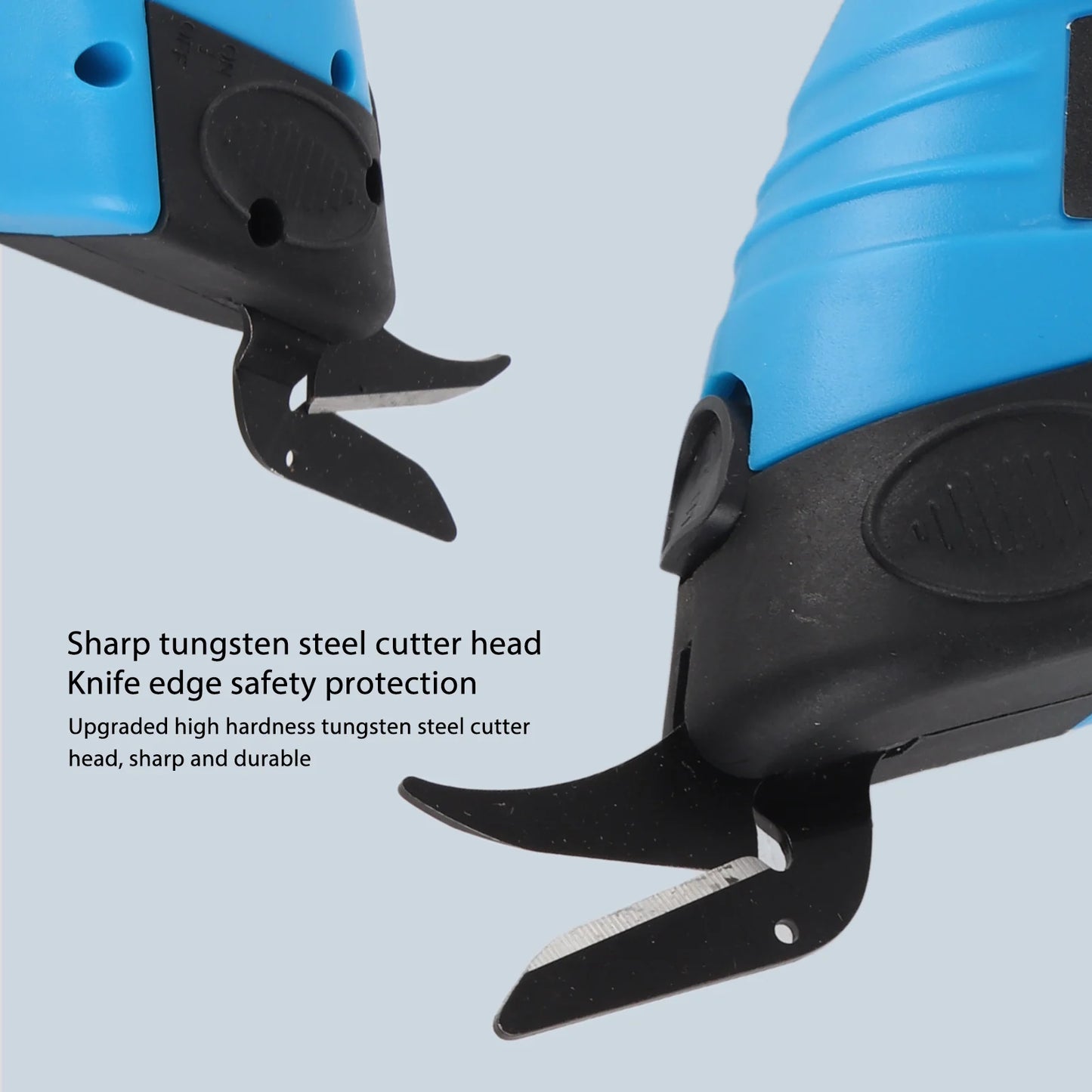 Electric Scissors Cordless Handheld Electric Scissors for Cutting Fabrics Carpets Soft Leather Cardboard